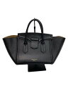 【中古】CHRISTIAN VILLA◆ハンドバッグ/レザー/BLK【バッグ】(4)