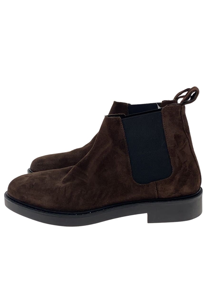 【中古】ZARA◆サイドゴアブーツ/43/BRW/スウェード【シューズ】