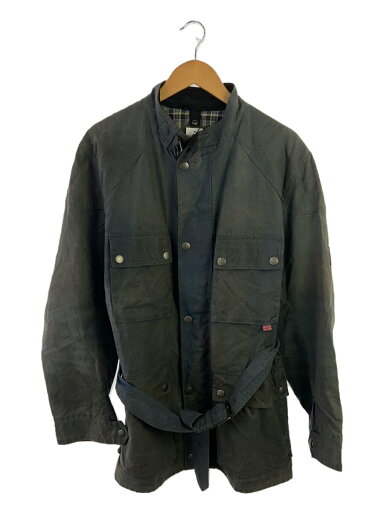 【中古】Belstaff◆GOLD LABEL/オイルドジャケット/XXL/コットン/BLU/無地【メンズウェア】 【中古】Belstaff◆GOLD LABEL/オイルドジャケット/XXL/コットン/BLU/無地【メンズウェア】