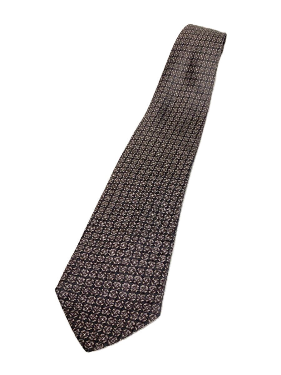 GIORGIO ARMANI - 【中古】GIORGIO ARMANI◆ネクタイ/シルク/BLK/総柄/メンズ【服飾雑貨他】