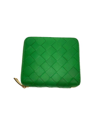 【中古】BOTTEGA VENETA◆2つ折り財布/レザー/GRN/無地/メンズ【服飾雑貨他】 【中古】BOTTEGA VENETA◆2つ折り財布/レザー/GRN/無地/メンズ【服飾雑貨他】