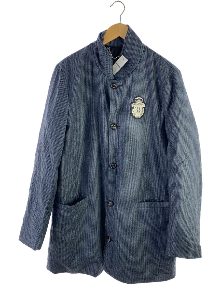 【中古】BILLIONAIRE/コート/3/ウール/グレー/チェック【メンズウェア】