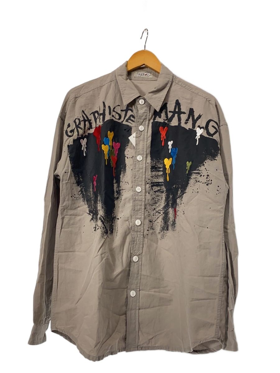 Graphiste man.G◆長袖シャツ/FREE/--/GRY
