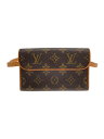 【中古】LOUIS VUITTON◆ポシェット・フロランティーヌ_モノグラム・キャンバス_BRW/PVC/BRW【バッグ】
