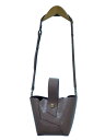 【中古】CHARLES&KEITH◆ショルダーバッグ/レザー/PNK【バッグ】