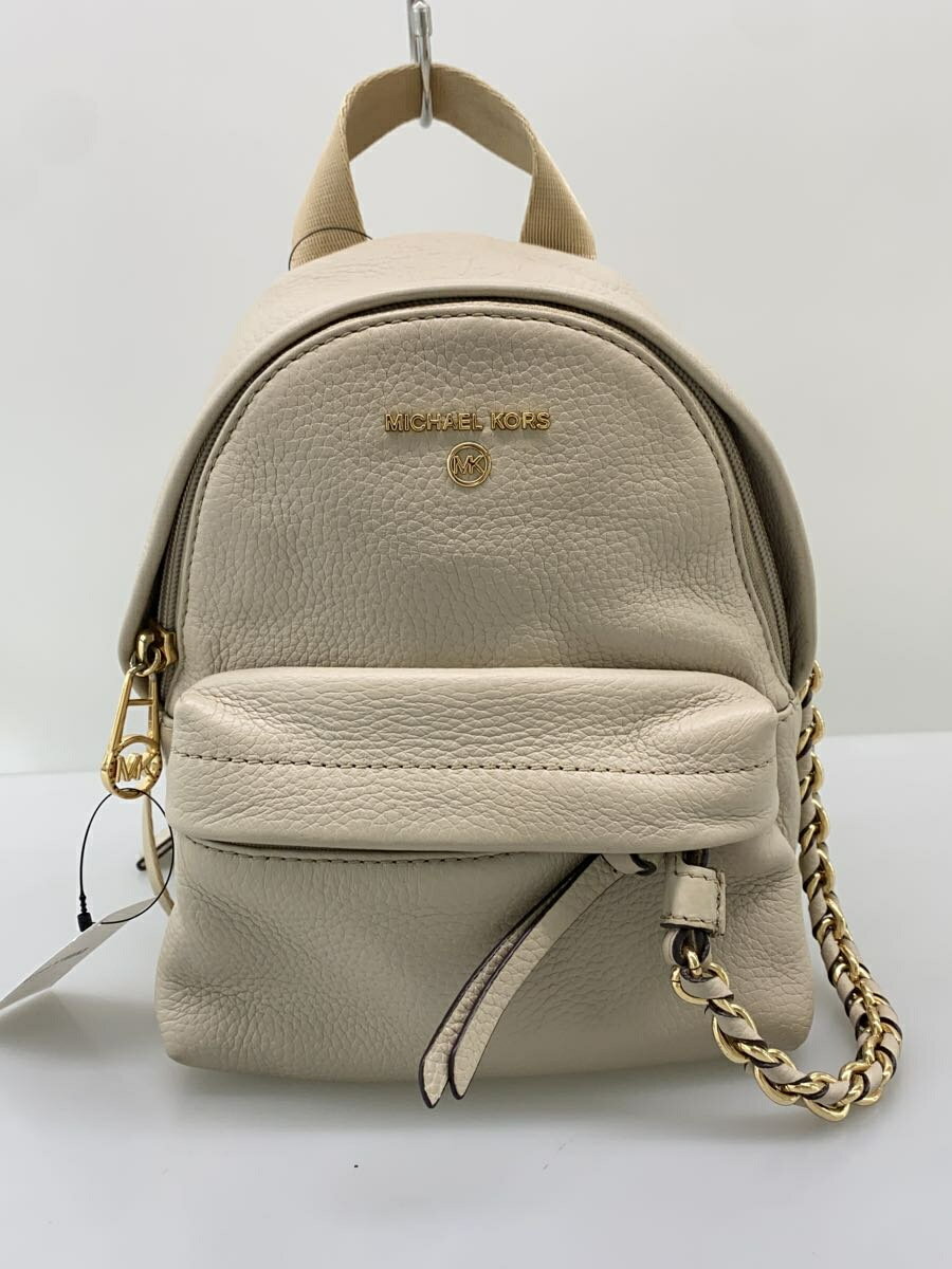 【中古】MICHAEL KORS◆リュック/レザー/30T0G04B0L/Slater Backpack【バッグ】