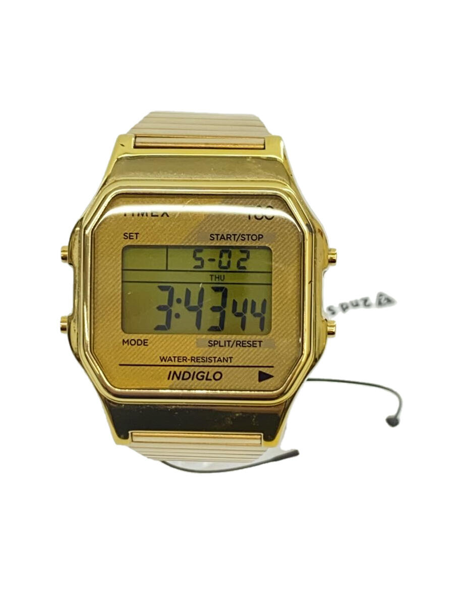 【中古】TIMEX◆腕時計/デジタル/ス