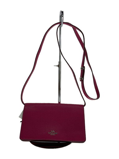 【中古】COACH◆ショルダーバッグ/--/PNK/無地/f30256【バッグ】 【中古】COACH◆ショルダーバッグ/--/PNK/無地/f30256【バッグ】