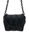 【中古】DIESEL◆ショルダーバッグ/ナイロン/BLK/無地/charm-d shoulder s【バッグ】