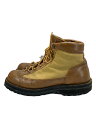 【中古】Danner◆90S/ダナーライト/ゴアテックス/USA製/レースアップブーツ/US8/BRW/レザー/ダメージ有【シューズ】