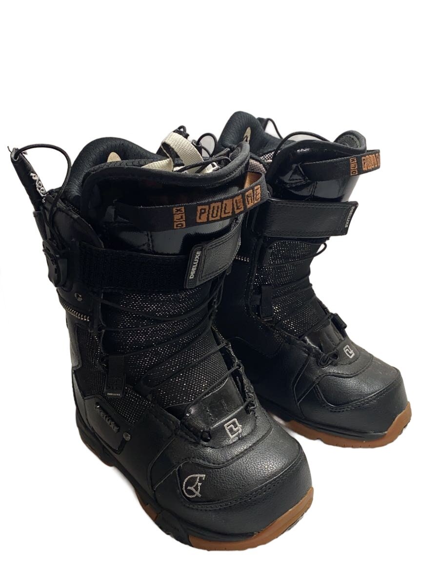【中古】DEELUXE◆スノーボードブーツ/21.5cm/クイックレーシング/BLK【スポーツ】