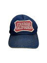 【中古】STANDARD CALIFORNIA◆キャップ/--/ゴアテックス/BLU/メンズ【服飾雑貨他】