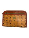 【中古】MCM◆セカンドバッグ/レザー/CML/総柄【バッグ】(4)
