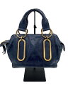 【中古】SEE BY CHLOE◆ハンドバッグ/--/NVY/無地/03-16-79-65【バッグ】