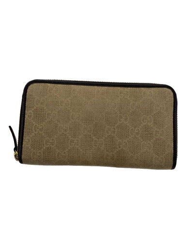 【中古】GUCCI◆長サイフ_GGキャンバス/レザー/BEG/総柄/レディース【服飾雑貨他】 【中古】GUCCI◆長サイフ_GGキャンバス/レザー/BEG/総柄/レディース【服飾雑貨他】