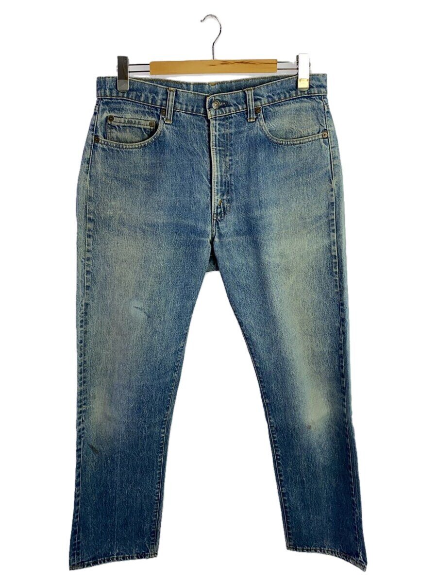 【中古】Levi’s◆42TALON/80s/トップボタン5/ポケット裏5/--/コットン/IDG/505 0217【メンズウェア】