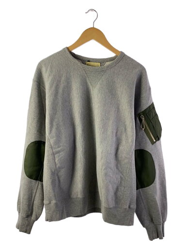 【中古】cantate◆21AW/Fluffy Flight Pullover/スウェット/--/--/GRY【メンズウェア】 【中古】cantate◆21AW/Fluffy Flight Pullover/スウェット/--/--/GRY【メンズウェア】