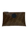 【中古】FENDI◆FFフラットスリムクラッチスモールバッグ/--/BRW/8N0148【バッグ】(4)