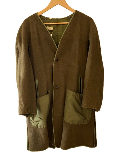【中古】US.ARMY◆ジャケット/M/ウール/KHK/無地/50s/Overcoat【メンズウェア】 【中古】US.ARMY◆ジャケット/M/ウール/KHK/無地/50s/Overcoat【メンズウェア】