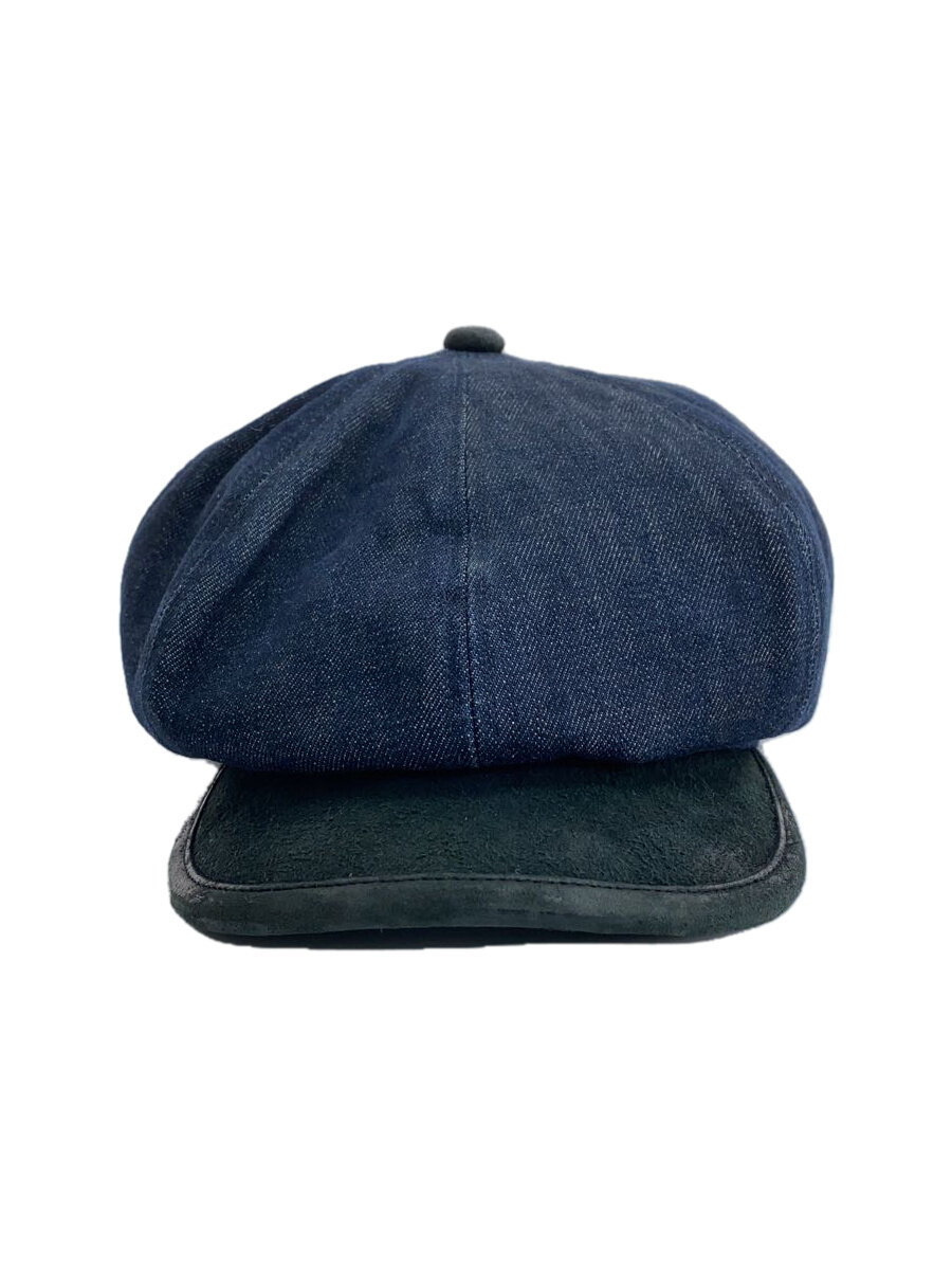 【中古】win&sons◆デニムキャスケット/キャスケット/インディゴ/無地/メンズ//【服飾雑貨他】