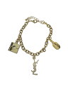 【中古】YVES SAINT LAURENT◆ブレスレット/--/GLD/レディース【服飾雑貨他】