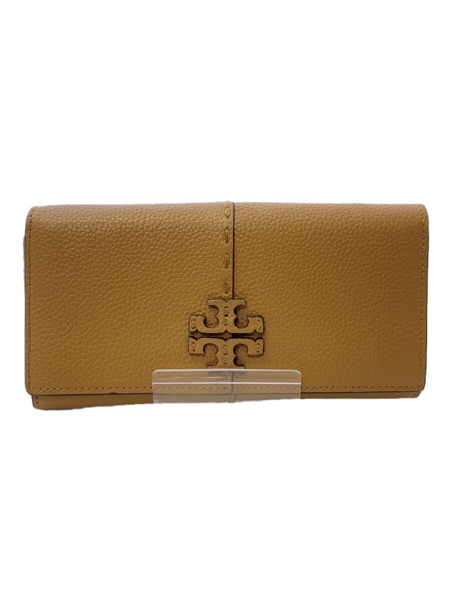 Clothing Accessories (Caps, Ties, Belts) - 【中古】TORY BURCH◆マックグロー エンベローブ/長財布/レザー/CML/無地/レディース【服飾雑貨他】