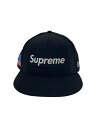 【中古】NEW ERA◆20AW/World Famous Box Logo/キャップ/7 1/2/コットン/BLK/メンズ【服飾雑貨他】