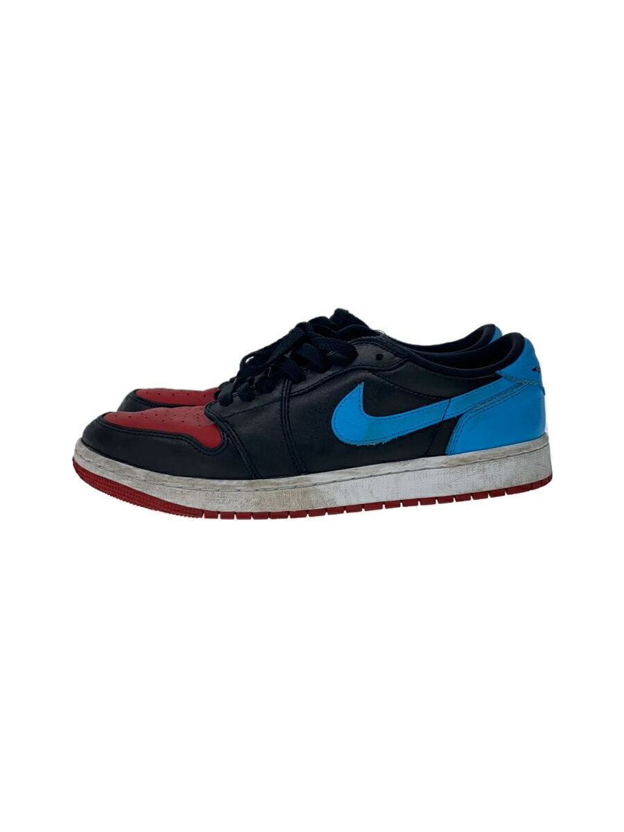 【中古】NIKE◆AIR JORDAN 1 LOW OG_エアジョーダン 1 レトロ ロー OG/27.5cm/BLK【シューズ】