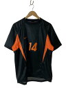 【中古】NIKE◆90S/ナンバープリント/14番/刺繍ロゴ/スポーツウェアー/XL/BLK【スポーツ】