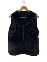【中古】Barbour◆ベスト/36/アクリル/BLK/2002103【メンズウェア】