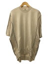 【中古】UNITED TOKYO◆ドルマンビッグサマーニットTEE/2/コットン/ベージュ/401330001//【メンズウェア】