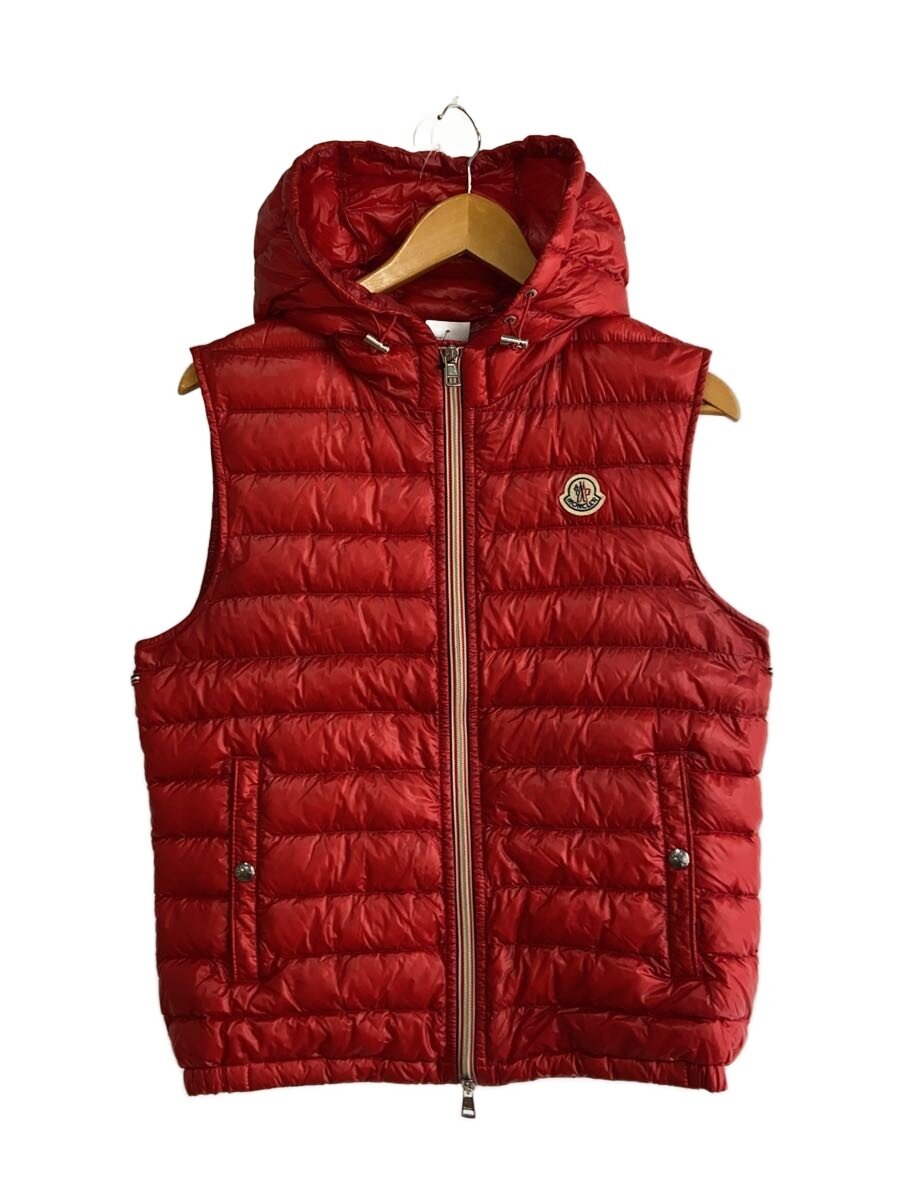 楽天市場】MONCLER ダウンベスト レッド（メンズファッション）の通販