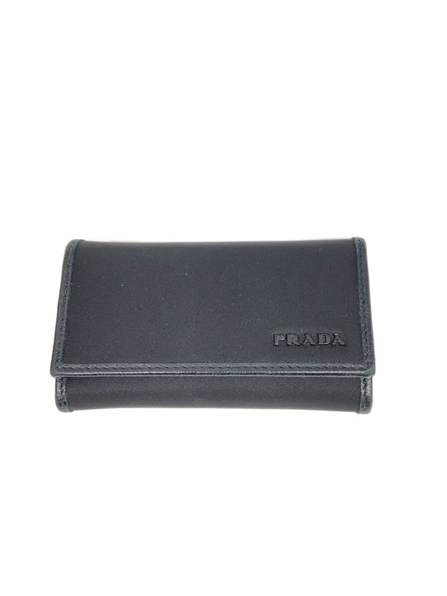 【中古】PRADA◆キーケース/ナイロン/BLK/メンズ/2PG222【服飾雑貨他】