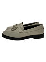 【中古】BLOHM◆タッセルローファー/27.5cm/WHT/japan///【シューズ】(4)
