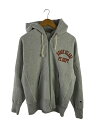 【中古】Champion◆パーカー/L/コットン/GRY/C3-W115/ REVERSE WEAVE ZIP HOODED SWEAT【レディースウェア】