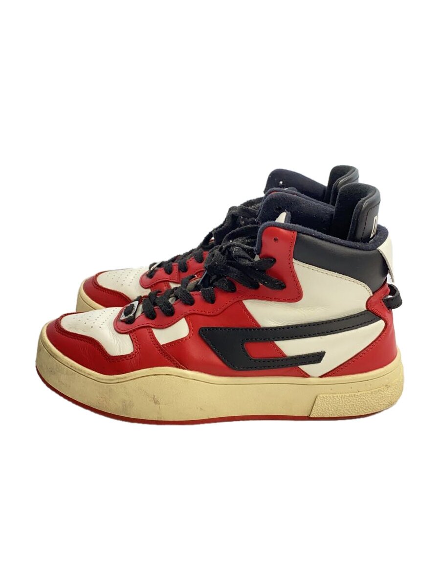 【中古】DIESEL◆ハイカットスニーカー/26.5cm/RED/Y02675 PR013 H8817【シューズ】
