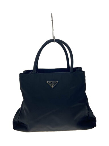【中古】PRADA◆ハンドバッグ/ナイロン/BLK【バッグ】 【中古】PRADA◆ハンドバッグ/ナイロン/BLK【バッグ】