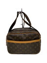 【中古】LOUIS VUITTON◆リポーターPM_モノグラム・キャンバス_BRW/PVC/BRW【バッグ】