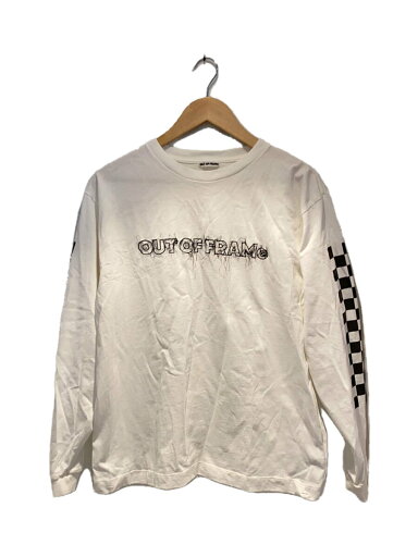 【中古】FRAMeWORK◆長袖Tシャツ/--/コットン/ホワイト/24070220300040【レディースウェア】 【中古】FRAMeWORK◆長袖Tシャツ/--/コットン/ホワイト/24070220300040【レディースウェア】