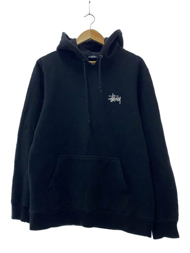 【中古】STUSSY◆パーカー/M/コットン/BLK/47720-00【メンズウェア】 【中古】STUSSY◆パーカー/M/コットン/BLK/47720-00【メンズウェア】