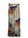 【中古】MSGM◆ボトム/38/ポリエステル/マルチカラー/総柄/3042MDP114//【レディースウェア】