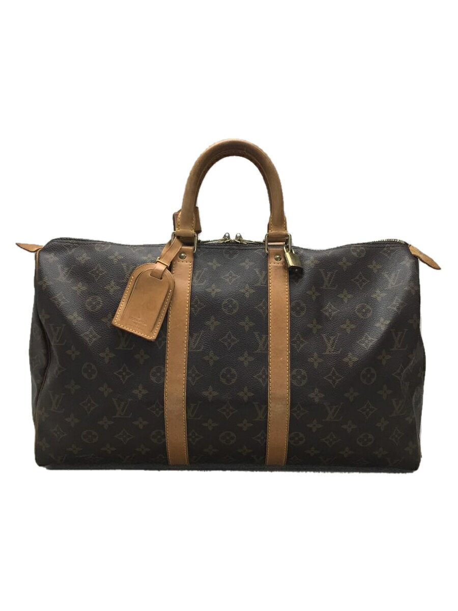 【ブランド】LOUIS VUITTON【ブランドカナ】ルイヴィトン【型番】M41418【程度】C【サイズ】【メインカラー】ブラウン【素材・生地】PVC（ビニール）【キーワード】　　2023/08/11セカンドストリート帯広白樺通り店 【4299】【中古】LOUIS VUITTON◆キーポル・バンドリエール45_モノグラム_BRW/PVC/BRW【バッグ】ブランドLOUIS VUITTON型番M41418カラーブラウン柄素材・生地PVC（ビニール）>色・素材についてサイズ>サイズ表示について実寸【バッグ】 持ち手：36 / マチ：20 / 高さ：26 / 幅：44 【その他】 その他サイズ：/商品は　セカンドストリート帯広白樺通り店の店頭にて販売しております。商品に関するお問合わせは、お電話(TEL:0155-58-3735)にて、問合わせ番号：2342991147172をお伝えください。配送方法やお支払い方法に関するお問い合わせは、サポートセンターまでご連絡をお願いします。※お電話の対応は営業時間内のみとなります。お問い合わせフォームでお問い合わせの際はご注文番号をご記入下さいこの商品に関する出品店舗からのコメント鍵欠品しております。角スレ、ハンドルに使用感がございます。また、ヌメ革部分にシミがございます。