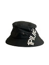 【中古】1piu1uguale3◆バケットハット/--/ポリエステル/BLK/メンズ/USZ-23017【服飾雑貨他】