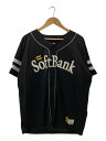 【中古】Majestic◆スポーツウェアー/XL/BLK/SoftBankHAWKS/ソフトバンクホークス/ユニフォーム//【スポーツ】