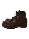 【中古】RED WING◆9016/レースアップブーツ ベックマンラウンド/US8/ブラウン/レザー【シューズ】