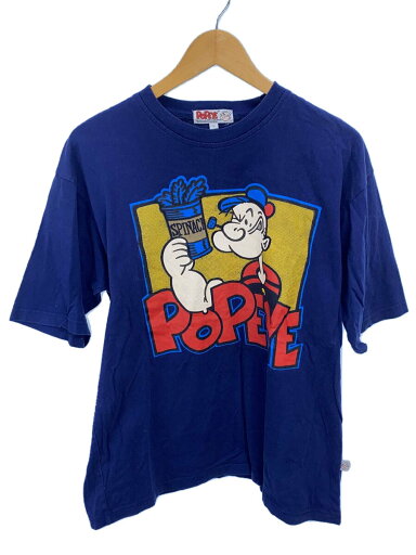 【中古】Tシャツ/L/コットン/NVY/POPEYE/【メンズウェア】 【中古】Tシャツ/L/コットン/NVY/POPEYE/【メンズウェア】