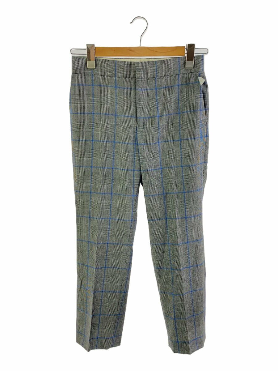 【中古】DRAWER◆DRAWER ドゥロワー/ボトム/34/ウール/GRY/チェック/6514-236-0927【レディースウェア】