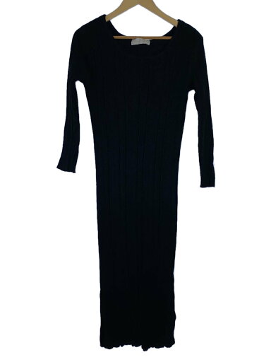 【中古】Glam Lips◆モールニットランダムリブワンピース/FREE/ポリエステル/BLK/110DAA70-1980//【レディースウェア】 【中古】Glam Lips◆モールニットランダムリブワンピース/FREE/ポリエステル/BLK/110DAA70-1980//【レディースウェア】