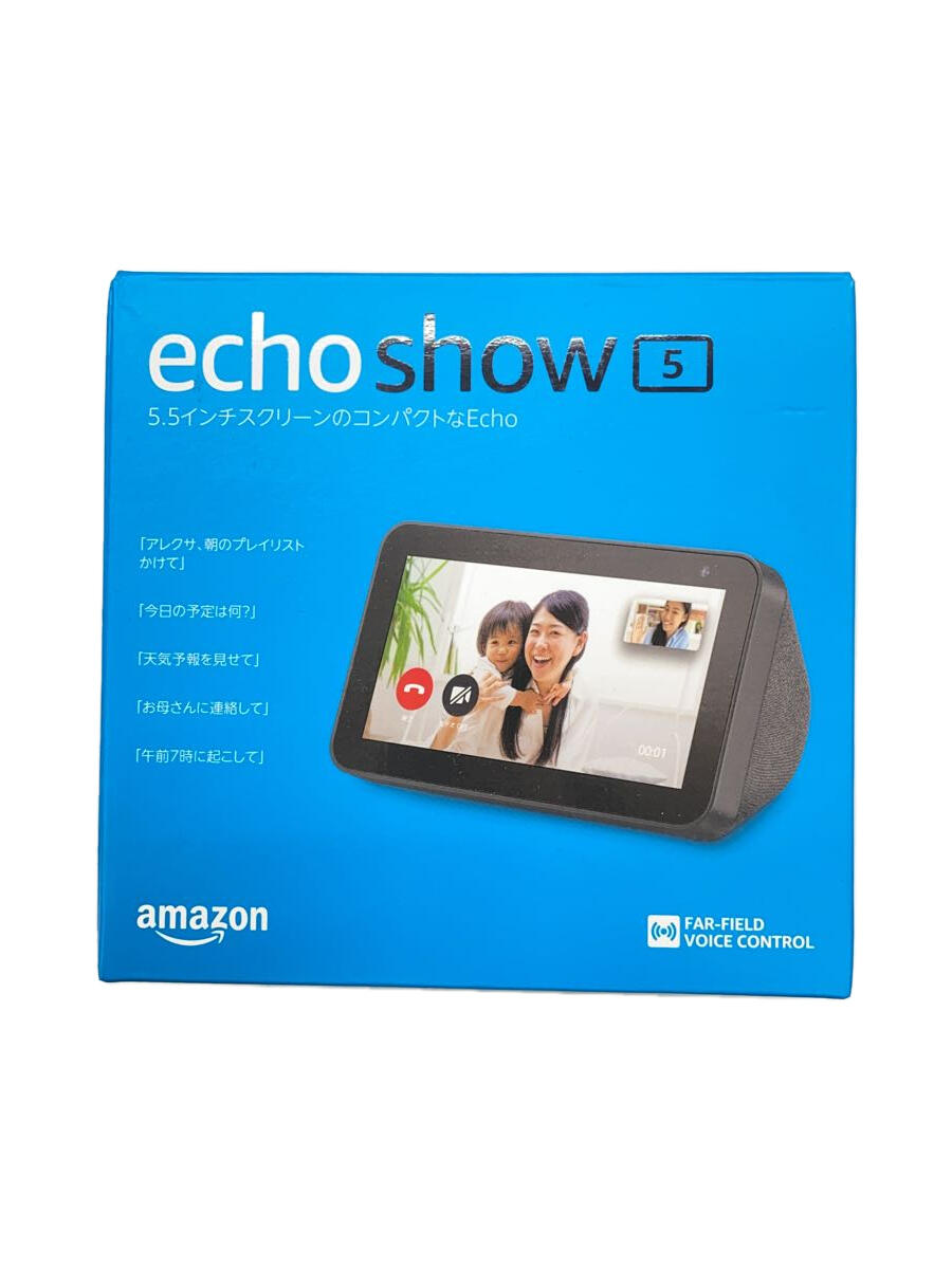 【中古】Amazon◆スピーカー Amazon Echo Show 5 H23K37 [チャコール]/未開封品【家電・ビジュアル・オーディオ】