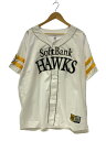 【中古】Majestic◆スポーツウェアー/XL/WHT/SoftBankHAWKS/ソフトバンクホークス/ユニフォーム/加藤洸稀【スポーツ】
